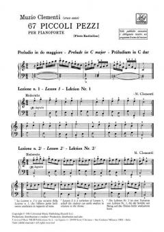67 Piccoli Pezzi von Muzio Clementi 