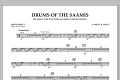 Drums of The Saamis von Samuel R. Hazo (Download) 