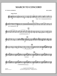 March To Concord von Rick Kirby (Download) 