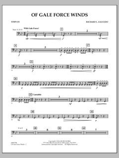 Of Gale Force Winds von Richard L. Saucedo (Download) 