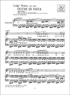 Occhi Di Fata Medium Voice And Piano (Italian) 