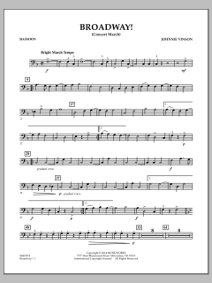 Broadway! von Johnnie Vinson (Download) 