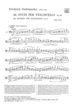 24 Studi For Violoncello Op. 38 Book 1 Studies im Alle Noten Shop kaufen