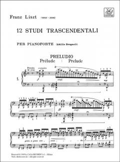 12 Studi Trascendentali von Franz Liszt 