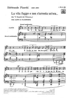 La VIta Fugge e Non S'Arresta Un'Ora 