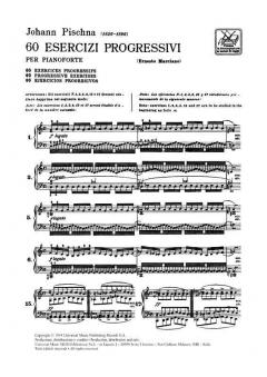 60 Esercizi Progressivi von Johann Pischna 