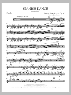 Spanish Dance von Dmitri Schostakowitsch (Download) 