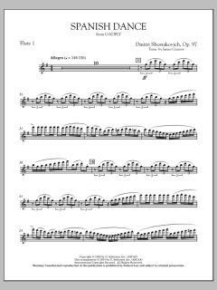 Spanish Dance von Dmitri Schostakowitsch (Download) 