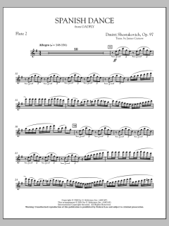 Spanish Dance von Dmitri Schostakowitsch (Download) 