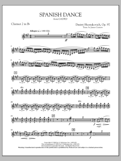 Spanish Dance von Dmitri Schostakowitsch (Download) 