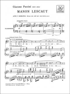 Manon Lescaut: Donna Non Vidi Mai von Giacomo Puccini 