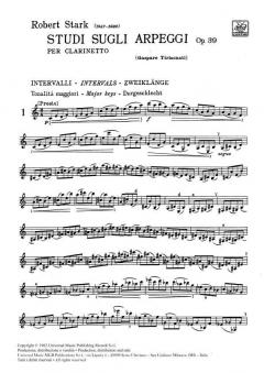 Studi Sugli Arpeggi Op.39 Cl von Robert Stark 