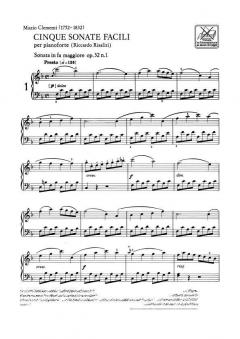 5 Sonate Facili von Muzio Clementi 