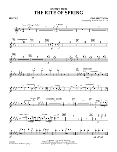 Excerpts From The Rite Of Spring von Igor Strawinsky (Download) 