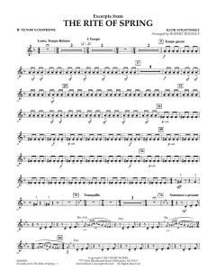 Excerpts From The Rite Of Spring von Igor Strawinsky (Download) 