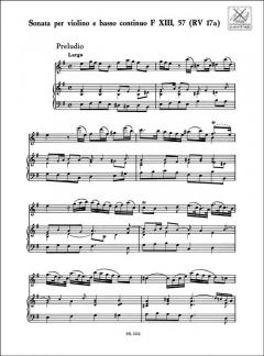 Sonata e Minor Violin & Basso continuo RV17a FXIII#57 von Antonio Vivaldi im Alle Noten Shop kaufen
