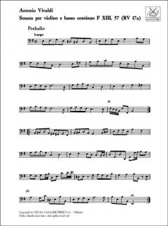 Sonata e Minor Violin & Basso continuo RV17a FXIII#57 von Antonio Vivaldi im Alle Noten Shop kaufen