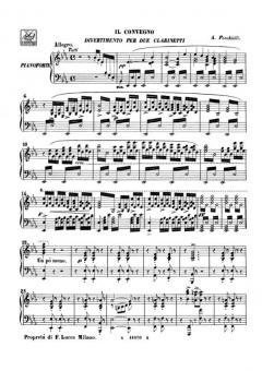 Il Convegno (The Tryst) Divertimento For 2 Clarinets And Piano von Amilcare Ponchielli 