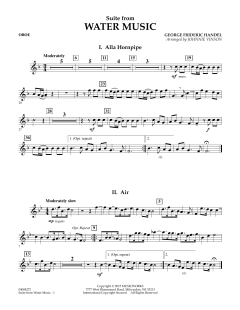 Suite from Water Music von Georg Friedrich Händel (Download) 