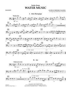 Suite from Water Music von Georg Friedrich Händel (Download) 