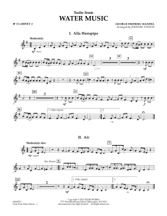 Suite from Water Music von Georg Friedrich Händel (Download) 