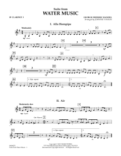 Suite from Water Music von Georg Friedrich Händel (Download) 