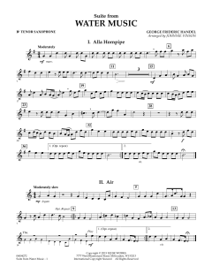 Suite from Water Music von Georg Friedrich Händel (Download) 