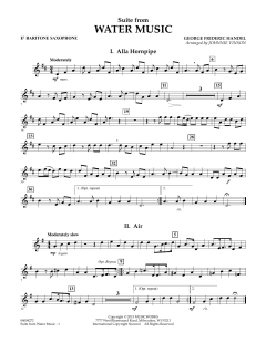 Suite from Water Music von Georg Friedrich Händel (Download) 