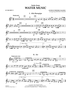 Suite from Water Music von Georg Friedrich Händel (Download) 