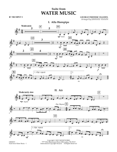 Suite from Water Music von Georg Friedrich Händel (Download) 