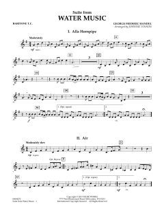 Suite from Water Music von Georg Friedrich Händel (Download) 