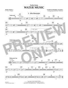 Suite from Water Music von Georg Friedrich Händel (Download) 