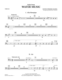 Suite from Water Music von Georg Friedrich Händel (Download) 