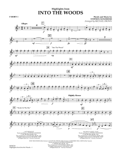 Highlights from Into The Woods von Stephen Sondheim (Download) 