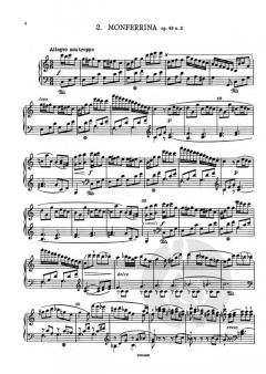 18 Monferrine Piano von Muzio Clementi 