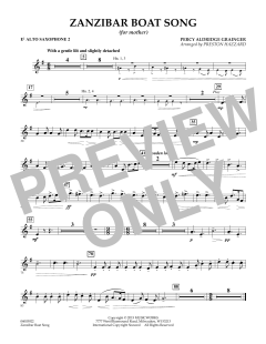 Zanzibar Boat Song von Percy Aldridge Grainger (Download) 