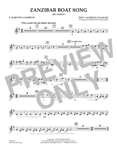 Zanzibar Boat Song von Percy Aldridge Grainger (Download) 