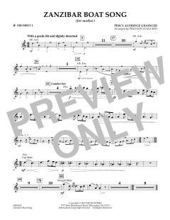 Zanzibar Boat Song von Percy Aldridge Grainger (Download) 