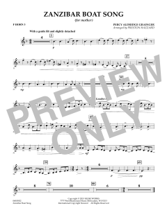Zanzibar Boat Song von Percy Aldridge Grainger (Download) 
