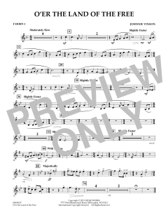 O'er The Land Of The Free von Johnnie Vinson (Download) 