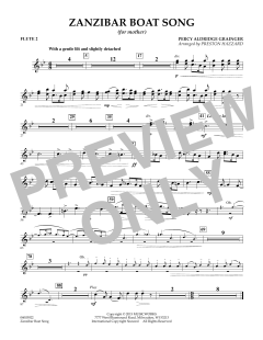Zanzibar Boat Song von Percy Aldridge Grainger (Download) 