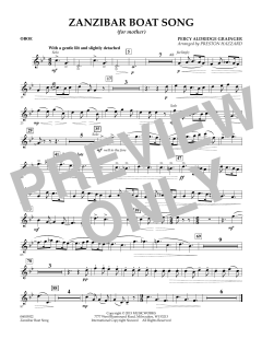 Zanzibar Boat Song von Percy Aldridge Grainger (Download) 