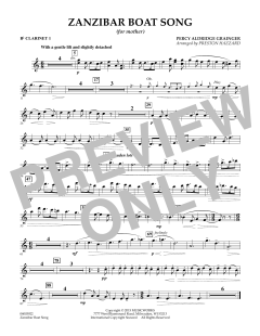 Zanzibar Boat Song von Percy Aldridge Grainger (Download) 