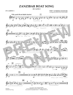Zanzibar Boat Song von Percy Aldridge Grainger (Download) 