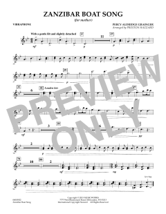 Zanzibar Boat Song von Percy Aldridge Grainger (Download) 