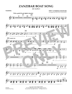 Zanzibar Boat Song von Percy Aldridge Grainger (Download) 