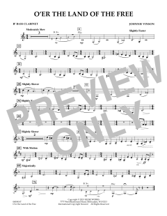 O'er The Land Of The Free von Johnnie Vinson (Download) 