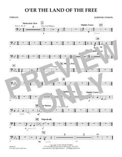 O'er The Land Of The Free von Johnnie Vinson (Download) 