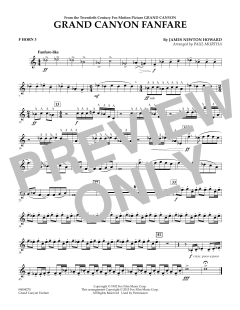 Grand Canyon Fanfare von James Newton Howard (Download) 