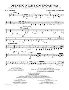 Opening Night On Broadway (Download) 
